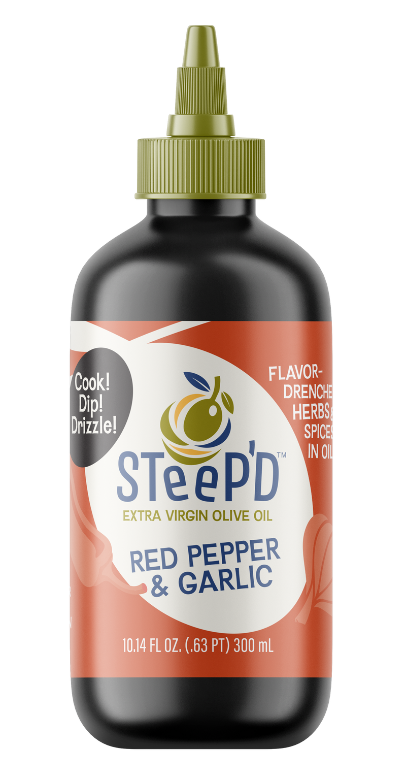 Steep'd Red Pepper & Garlic Extra Virgin Olive Oil