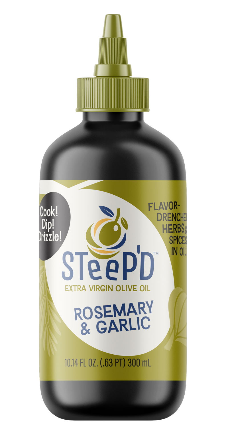 Steep'd Rosemary & Garlic Extra Virgin Olive Oil